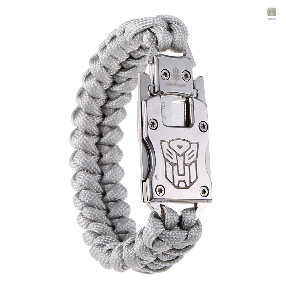 Vòng Đeo Tay Sinh Tồn Kèm Dụng Cụ Cắt Tiện Lợi