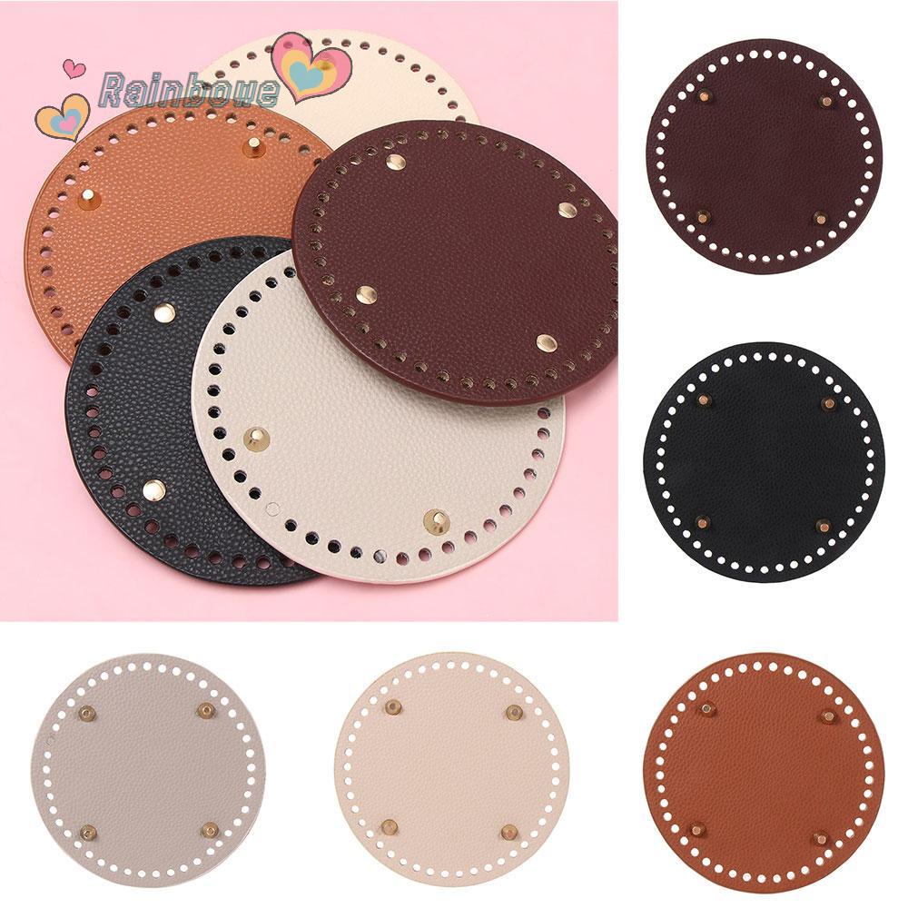 Túi Xách Da PU Dáng Tròn Màu Cầu Vồng Thời Trang Cho Nữ