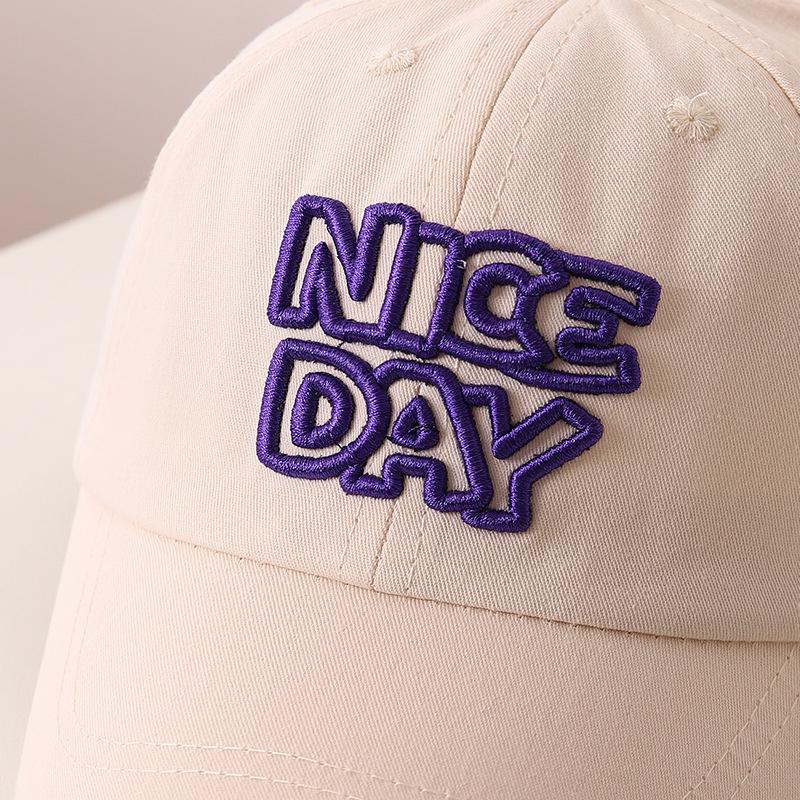 Mũ lưỡi trai cho bé thêu chữ NICE DAY