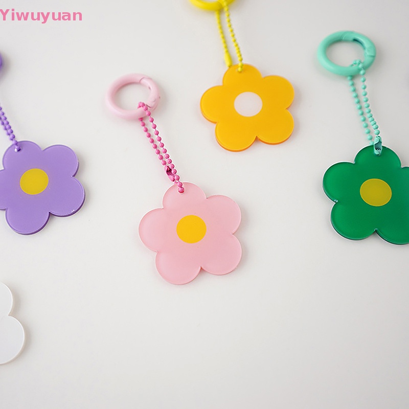 Móc Khóa Hình Hoa Hướng Dương Màu Kẹo Ngọt Mới