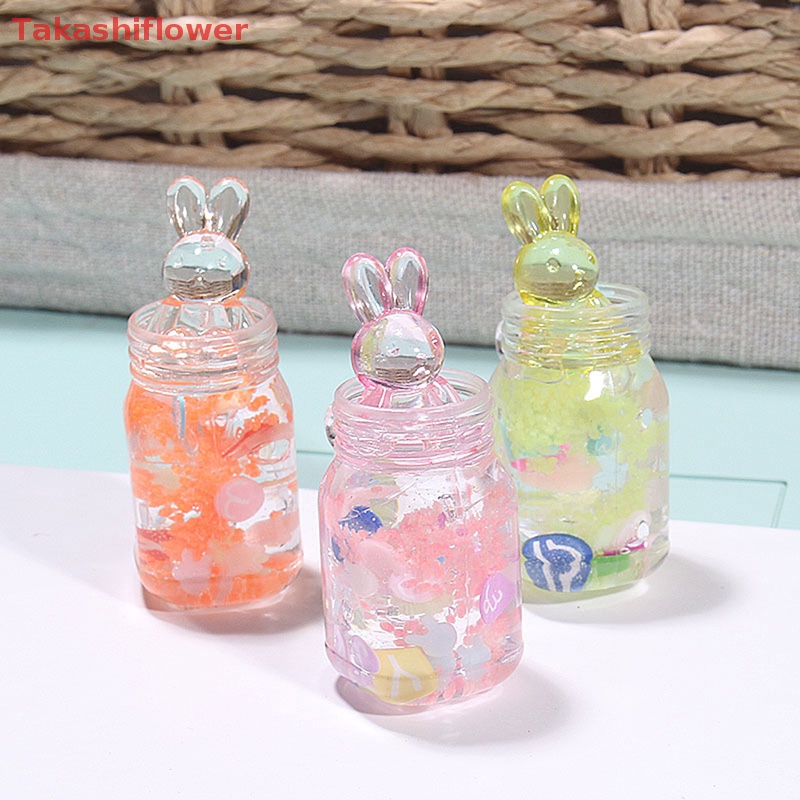 Đồ trang trí Thỏ Hoạt Hình Bằng Nhựa Phát Quang Tự Làm Trang Sức