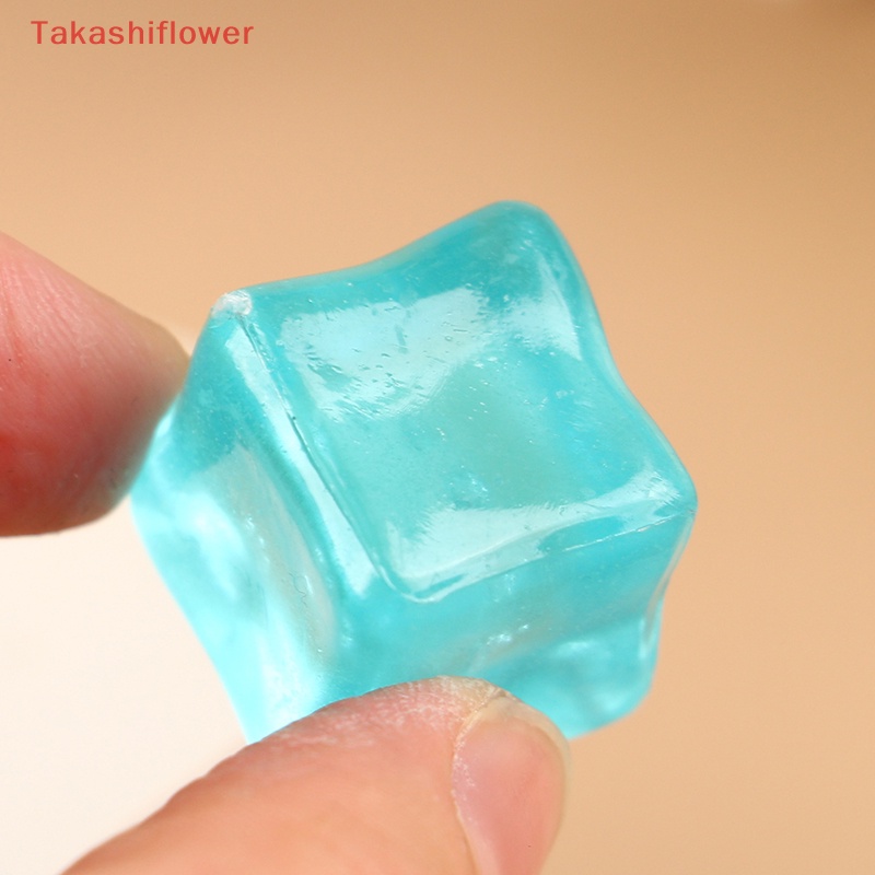 Bộ 5 Khối Đá Vuông Màu Dạ Quang Dùng Trang Trí