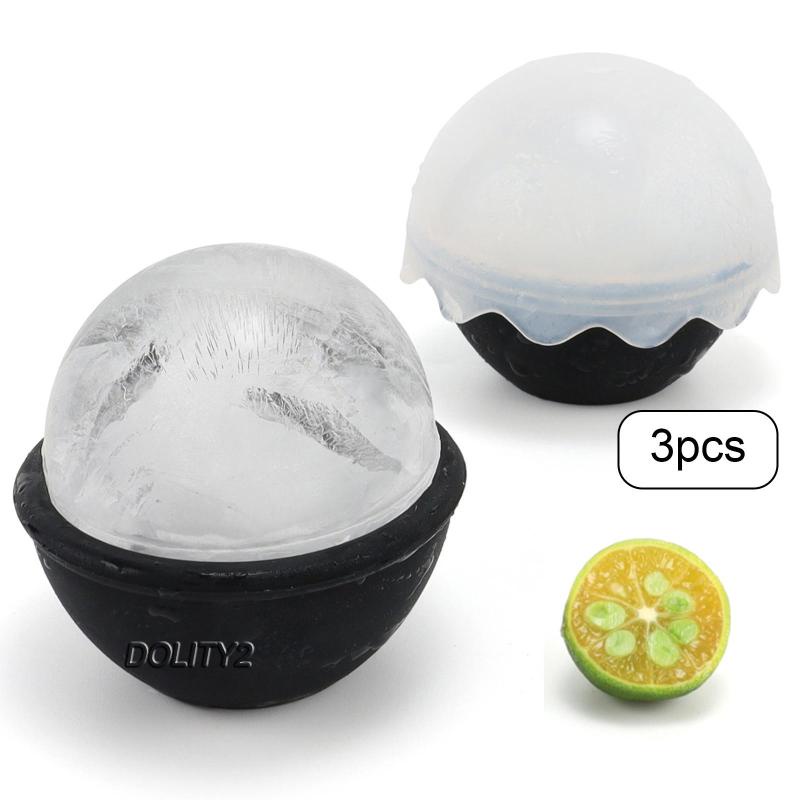 [Dolity2] Set 3 Khuôn Làm Đá Hình Cầu Tròn Cho Quán Cà Phê Cửa Hàng