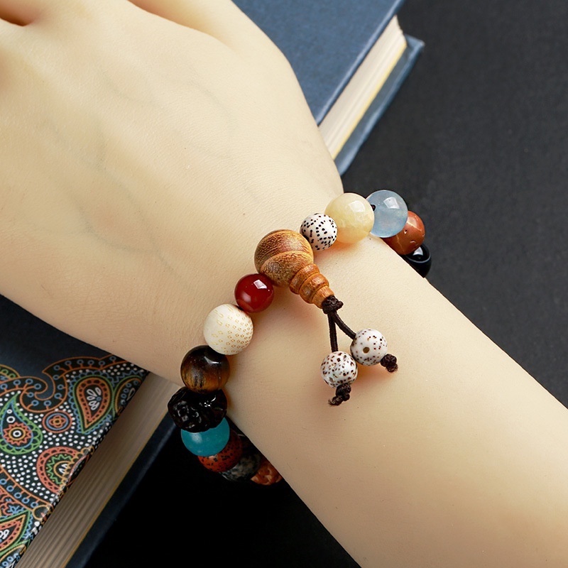 Vòng Tay Chuỗi Hạt Gỗ Phật Giáo Thời Trang Cho Nam Và Nữ