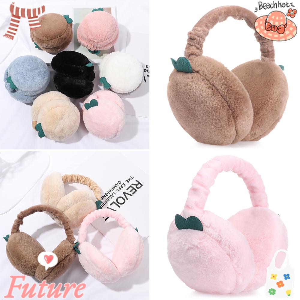 Chụp Tai Phủ Lông Giữ Ấm Thời Trang Cho Nữ