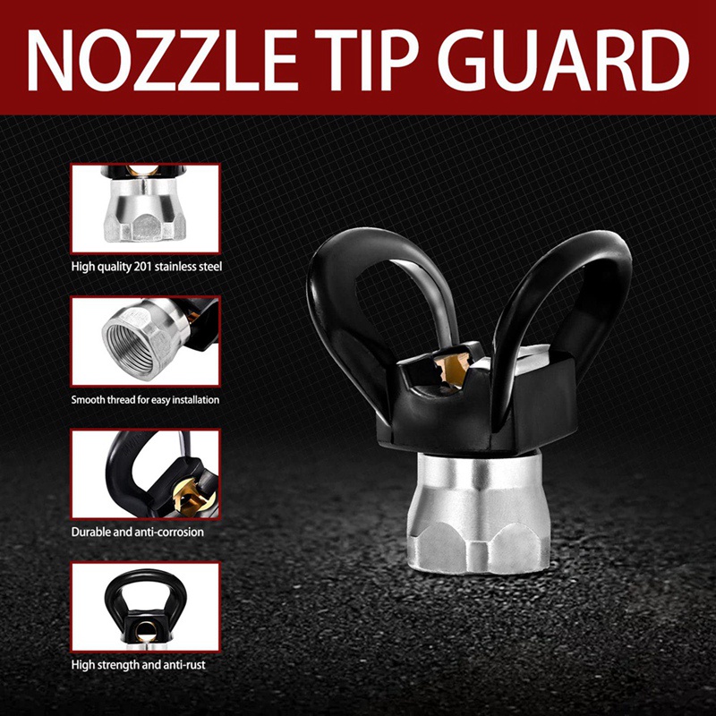 Bộ 2 Thanh Sơn Nối Dài Không Khí 12Inch Và 1 Đầu Phun Bảo Vệ Và 3 Đầu Đệm Niêm Phong