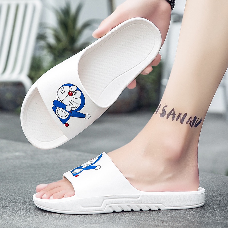 Giày Lười Hoạt Hình Doraemon Đi Biển Ngoài Trời Cho Cặp Đôi