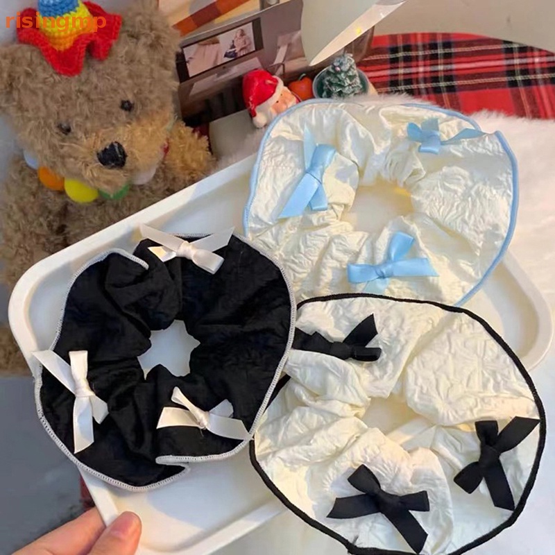 Dây Buộc Tóc Chất Liệu Da Co Giãn Phong Cách Hàn Quốc