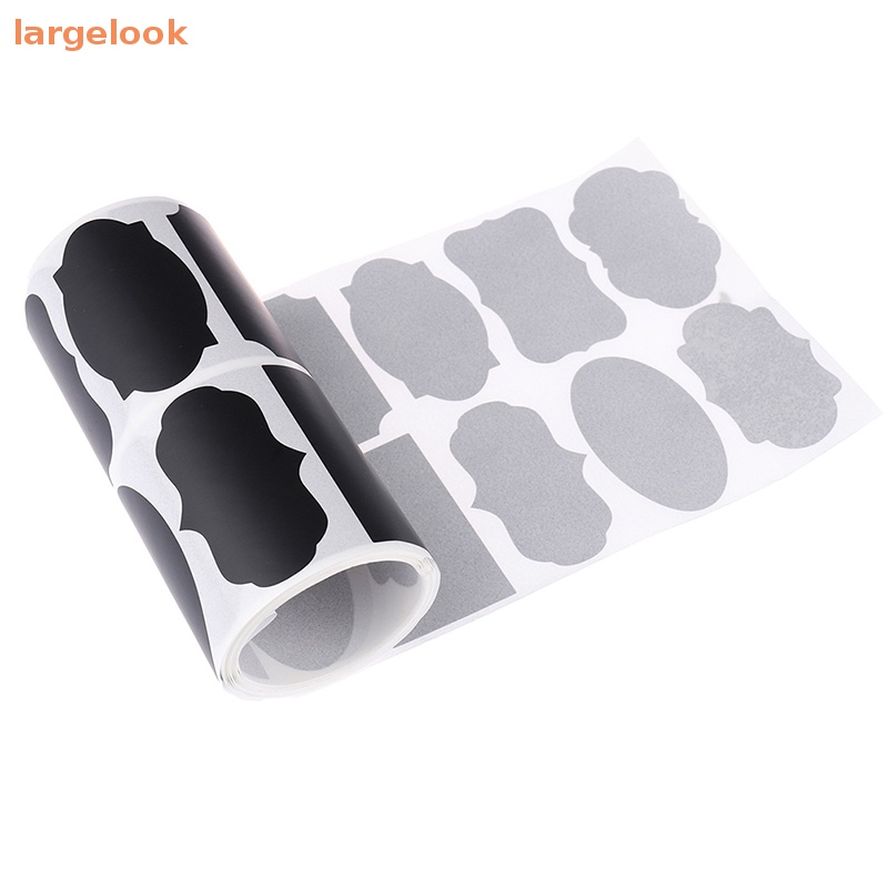 Cuộn 250 Nhãn Dán Chống Thấm Nước Hình Bảng Đen Tiện Dụng Cho Nhà Bếp