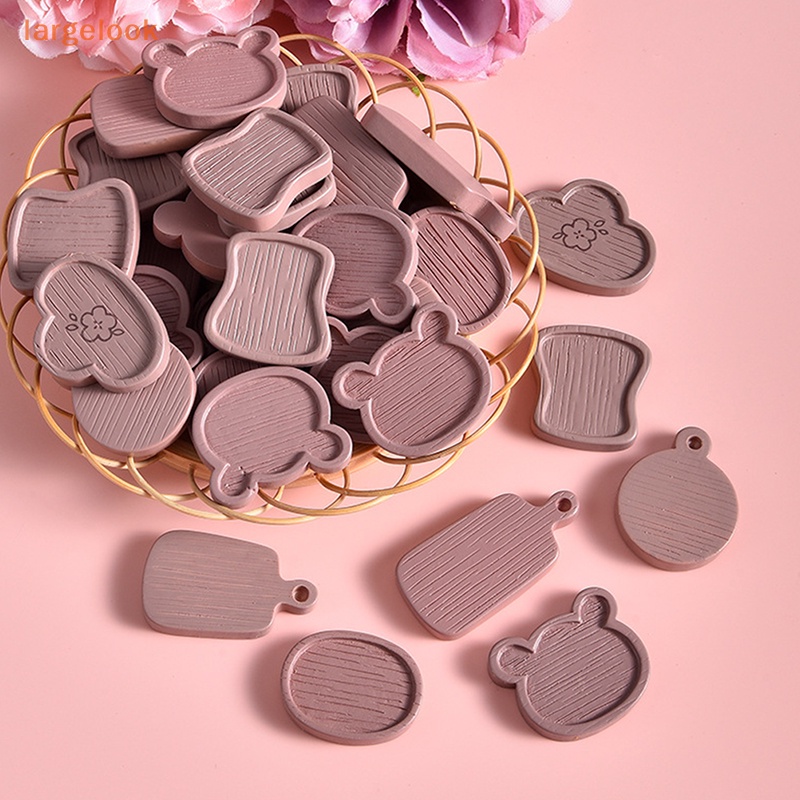 Set 4 Khay Đựng Thức Ăn Đồ Dùng Nhà Búp Bê Kiểu Dáng Hoạt Hình Dễ Thương