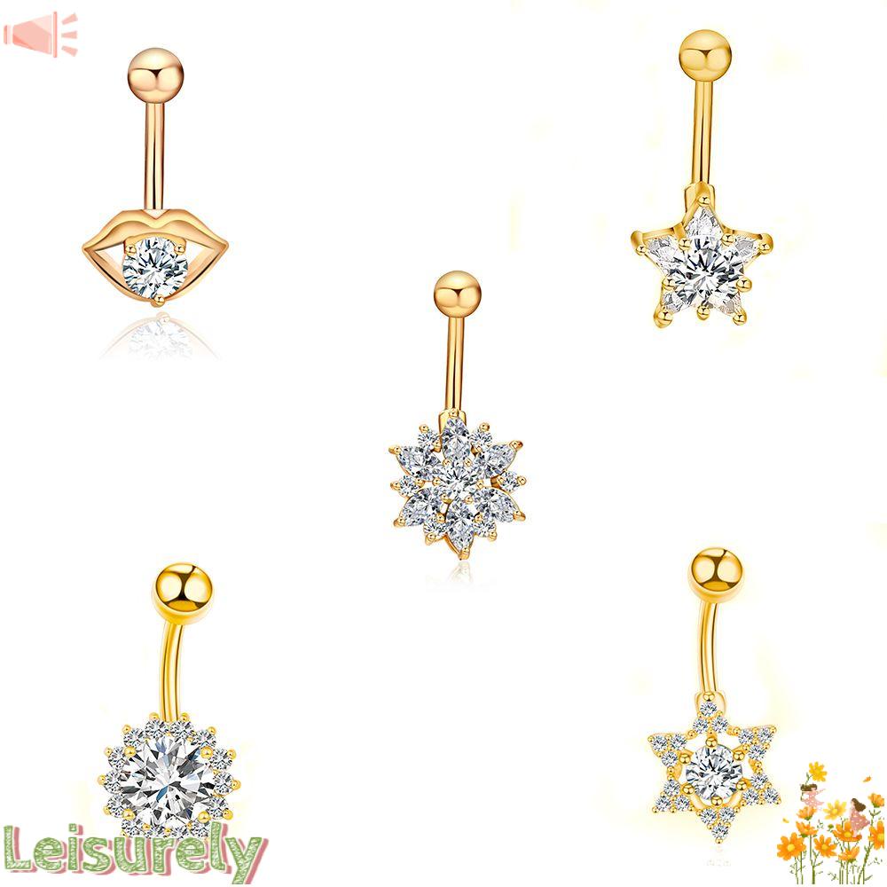 Khuyên Rốn Thép Phẫu Thuật Gợi Cảm LEILY