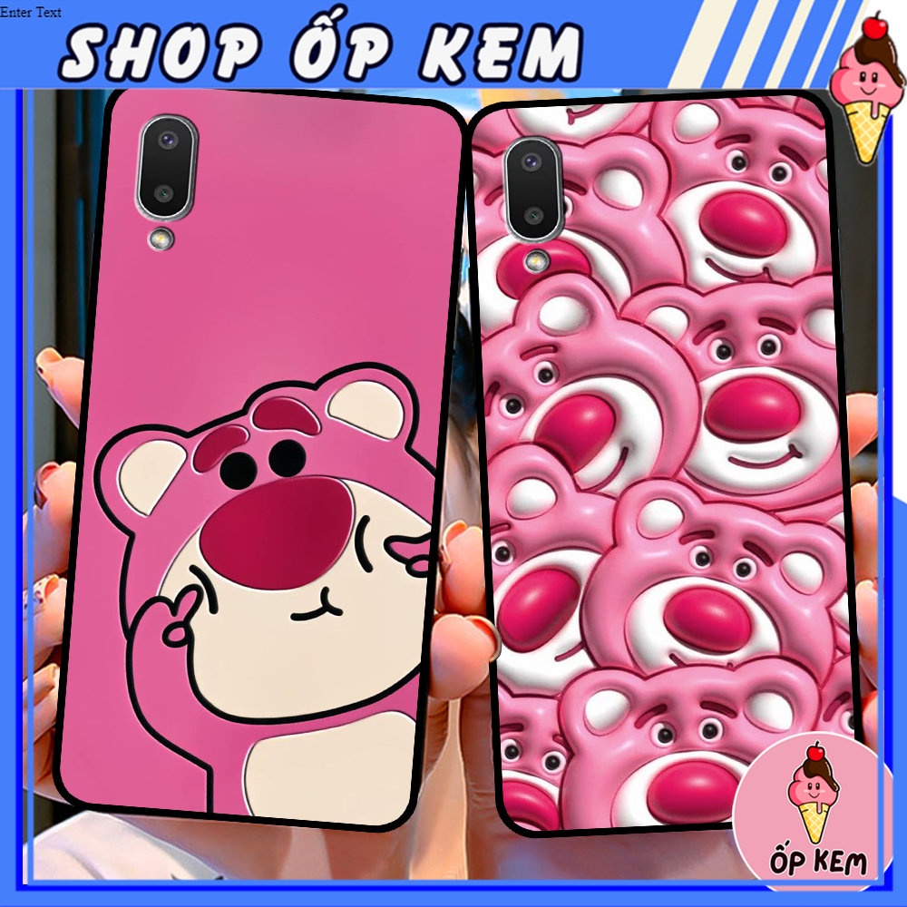 Ốp SamSung A02 - M02 In Hình Gấu Dâu Lotso Cực Trend