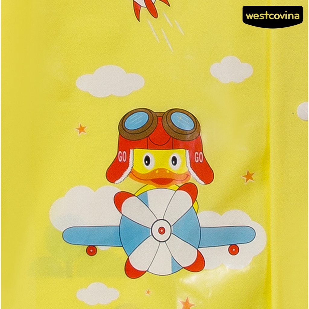 [COD]☁Áo Mưa Có Mũ Trùm Chống Nước In Họa Tiết Thú Hoạt Hình Cho Bé