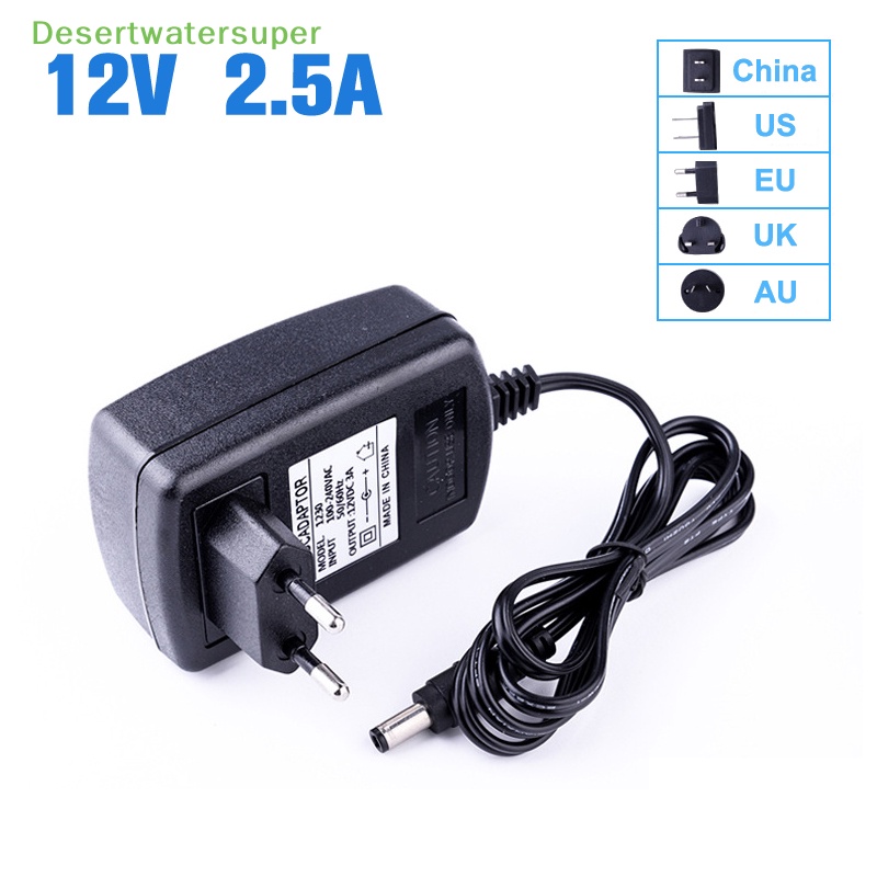 Bộ Chuyển Đổi Nguồn Điện 12V 2.5A AC 100V-240V Cho Đèn