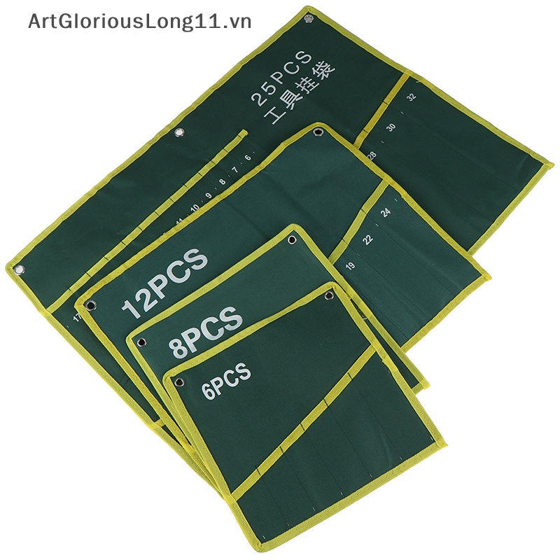 Túi Cuộn Đựng Cờ Lê 6 / 8 / 12 / 25 Ngăn Tiện Dụng