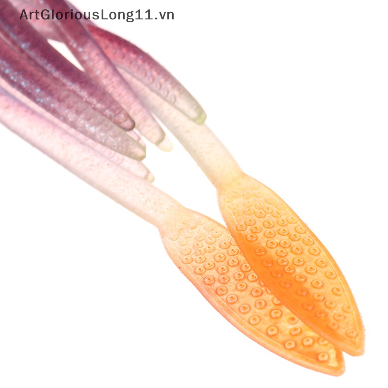 Mồi Câu Cá Giả Hình Con Mực Mềm Phát Sáng Trong Bóng Tối