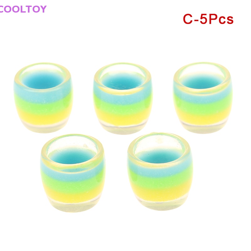 Set 5 Cốc Nước 1: 12 Dùng Để Trang Trí Nhà Búp Bê