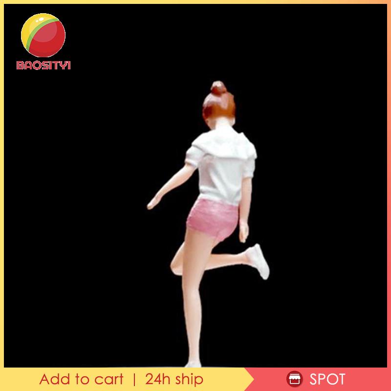 [Baosity1] Mô Hình Nhân Vật Bé Gái Nhỏ Xinh Bằng Nhựa Resin Tỉ Lệ 1: 64 Trang Trí