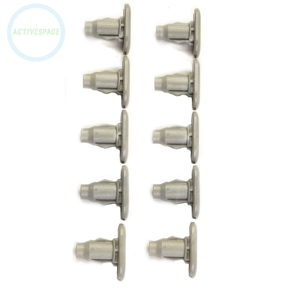 For Lexus GX470 Rocker Panel Moulding Retainer Clamps Set Of 10 Black Clips【Lexus】