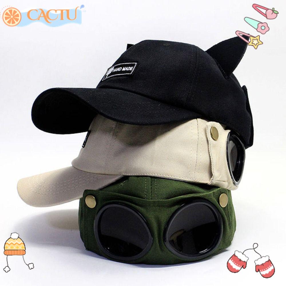 Mũ Lưỡi Trai Mùa Hè In Họa Tiết Mắt Kính Dễ Thương