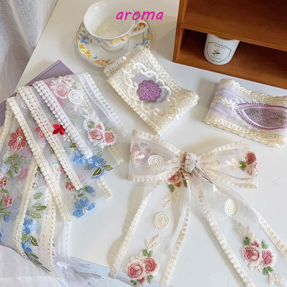 Băng Đô Cài Tóc Thêu Hoa Phong Cách Hàn Quốc Thời Trang Mùa Hè Cho Nữ