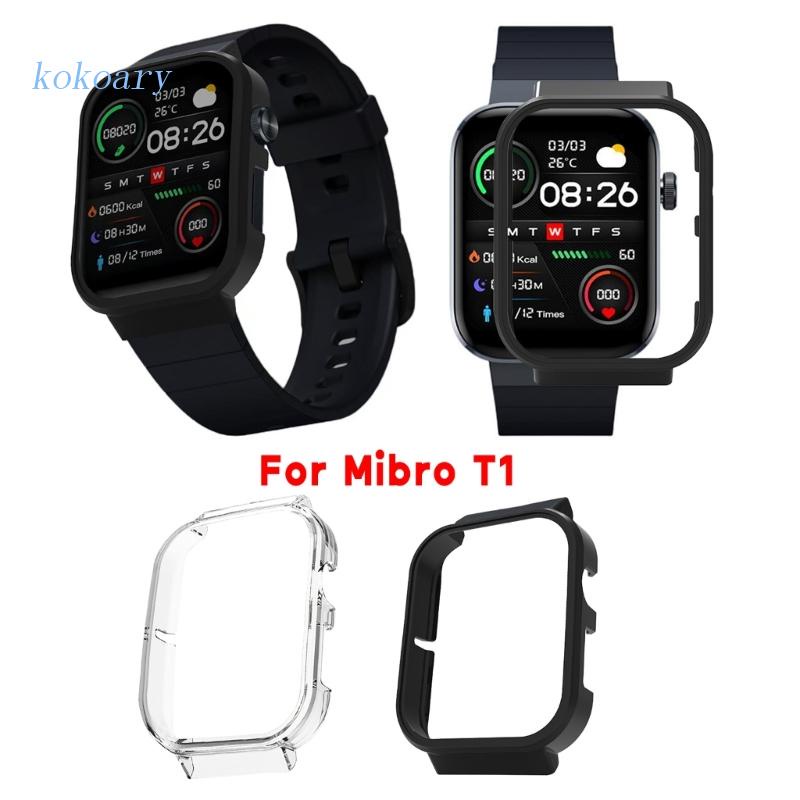 Khung Nhựa PC Cứng Chống Sốc Bảo Vệ Màn Hình Cho Mibro T1 Wa