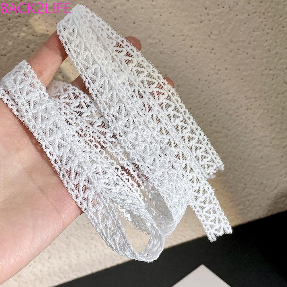 Dây Cột Tóc Ruy Băng Vải Nhung Phối Ren Tua Rua Phong Cách Hàn Quốc Cổ Điển 2life