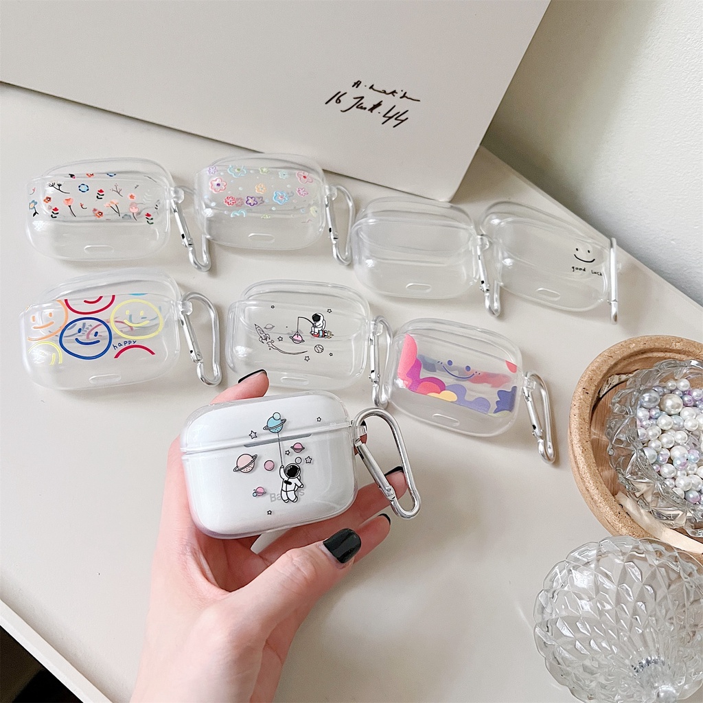 Vỏ Bảo Vệ Hộp Sạc Tai Nghe Bluetooth Không Dây Baseus E9 Bằng TPU Mềm Trong Suốt Đơn Giản