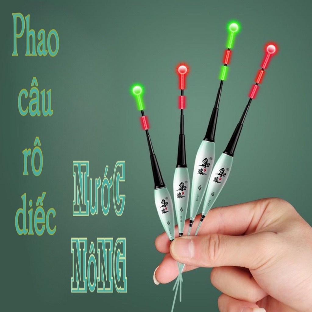 Phao điện ngắn câu đài ngày đêm LG câu rô diếc nước nông - HM2K MALL