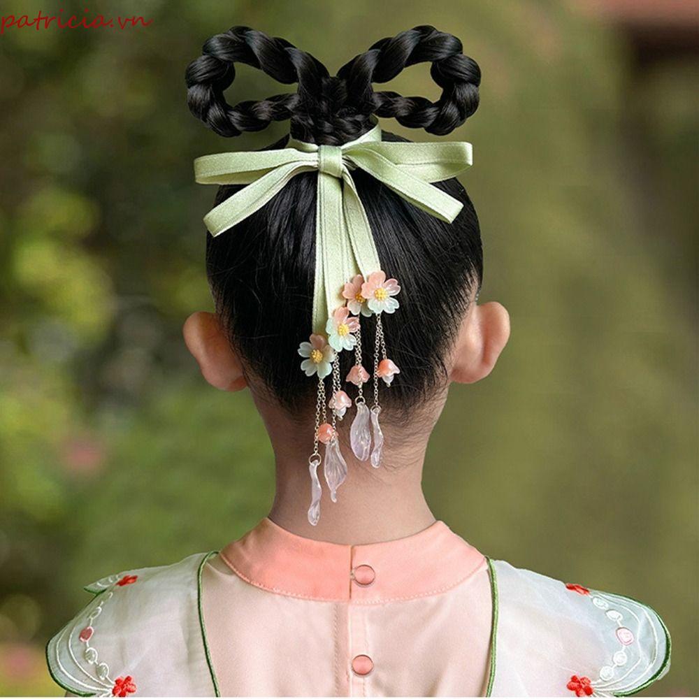 Trâm Cài Tóc Thắt Nơ Phong Cách Trung Hoa Cổ Điển Cho Bé Gái