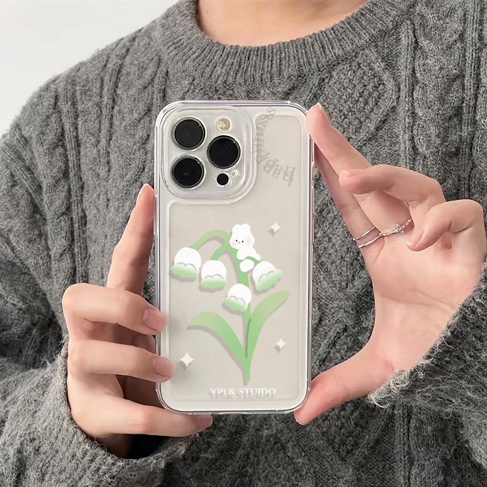 ✅Ốp Điện Thoại Dẻo Họa Tiết Hoa Lily Xinh Xắn Chống Sốc Cho Iphone1214Pro 6Iniphone1214Pro 78 11max13