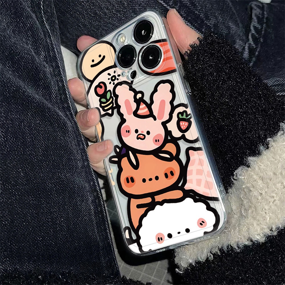 ✅Ốp Điện Thoại Mềm Chống Sốc Họa Tiết Động Vật Đơn Giản Xếp Chồng Lên Nhau Cho Apple max13 iPhone1214pro6ins Style 7811 Q7RP