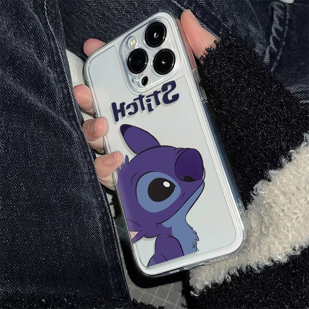 ✅Ốp Điện Thoại Mềm Chống Sốc Họa Tiết Stitch 13 Phong Cách Đơn Giản Cho Iphone 14pro 12 Max 6In Plus 7811