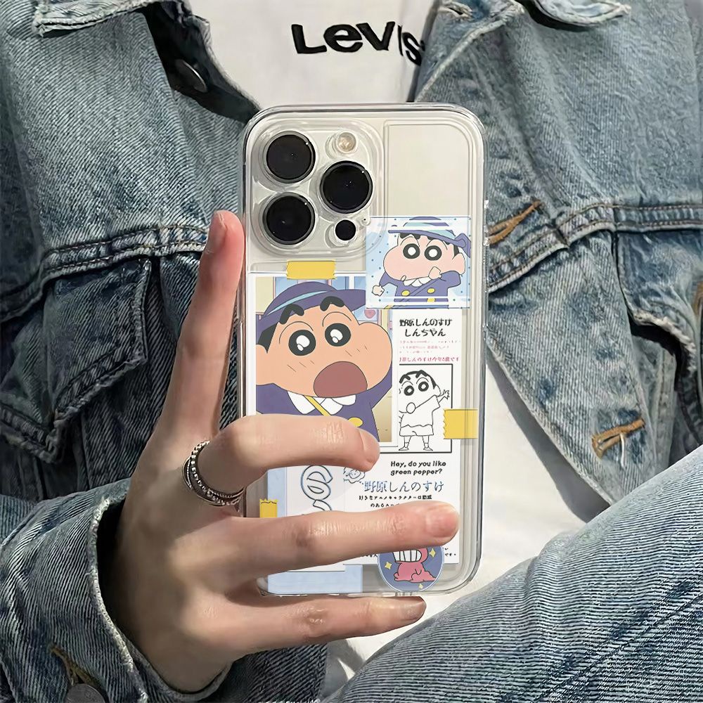 ✅Ốp Lưng Bé Shin Ngộ Nghĩnh Nhiều Mẫu Mã Cho Điện Thoại Iphone 11 14pro78 12 6In max13 3L3E