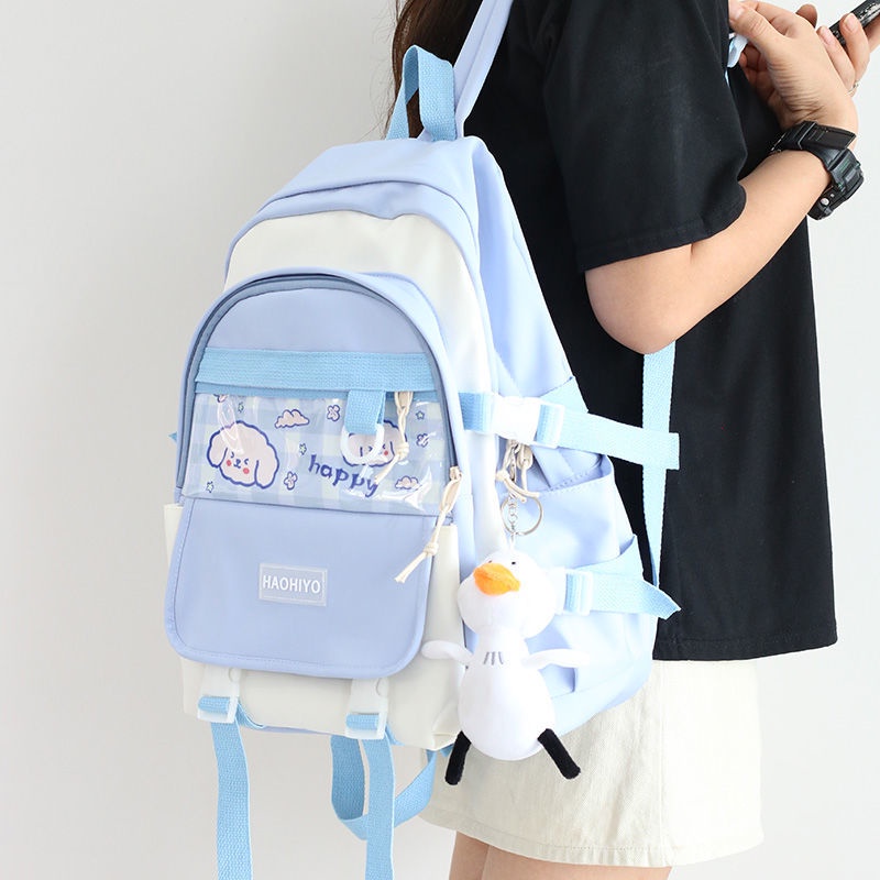 Ba Lô Học Sinh Phong Cách Hàn Quốc Dễ Thương Xinh Xắn Dành Cho Nữ