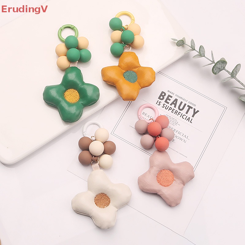 [ErudingV] 1 Móc Khóa Xe Hơi / Túi Xách Họa Tiết Hoa Tinh Tế Thời Trang