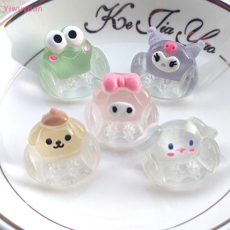 5 Đồ trang trí Nhân Vật Sanrio Cinnamon Kuromi Trang Trí Tiểu Cảnh Mới
