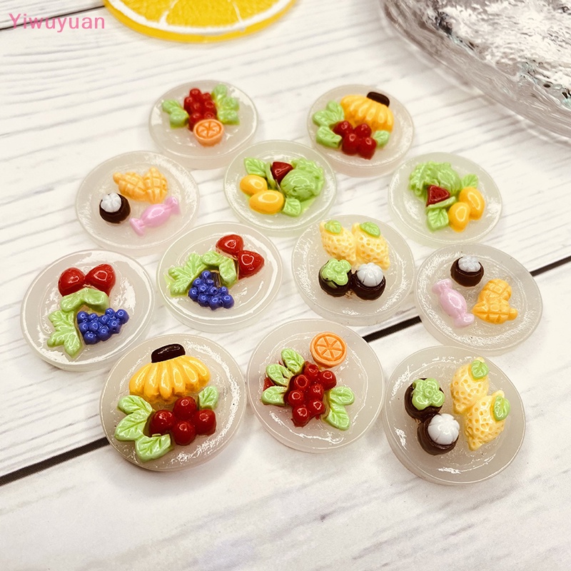 Bộ 10 Mô Hình Trái Cây Hoạt Hình Phát Sáng Trang Trí