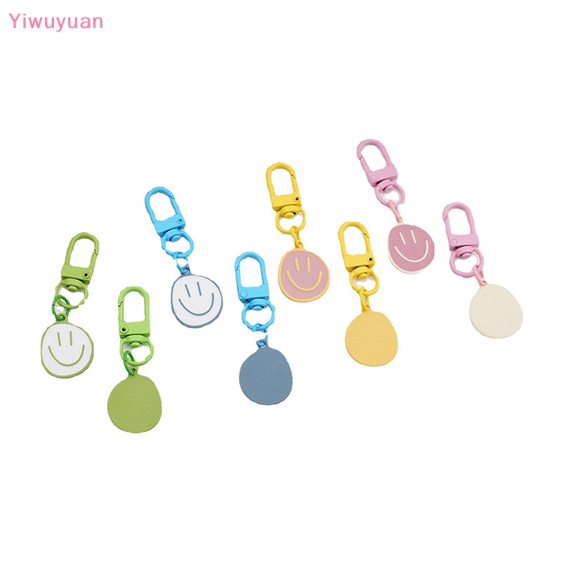 < Yiwuyuan > Móc Khóa Mặt Cười Tròn Phụ Kiện Túi Xách Tai Nghe Quà Tặng Mới Cho Nữ