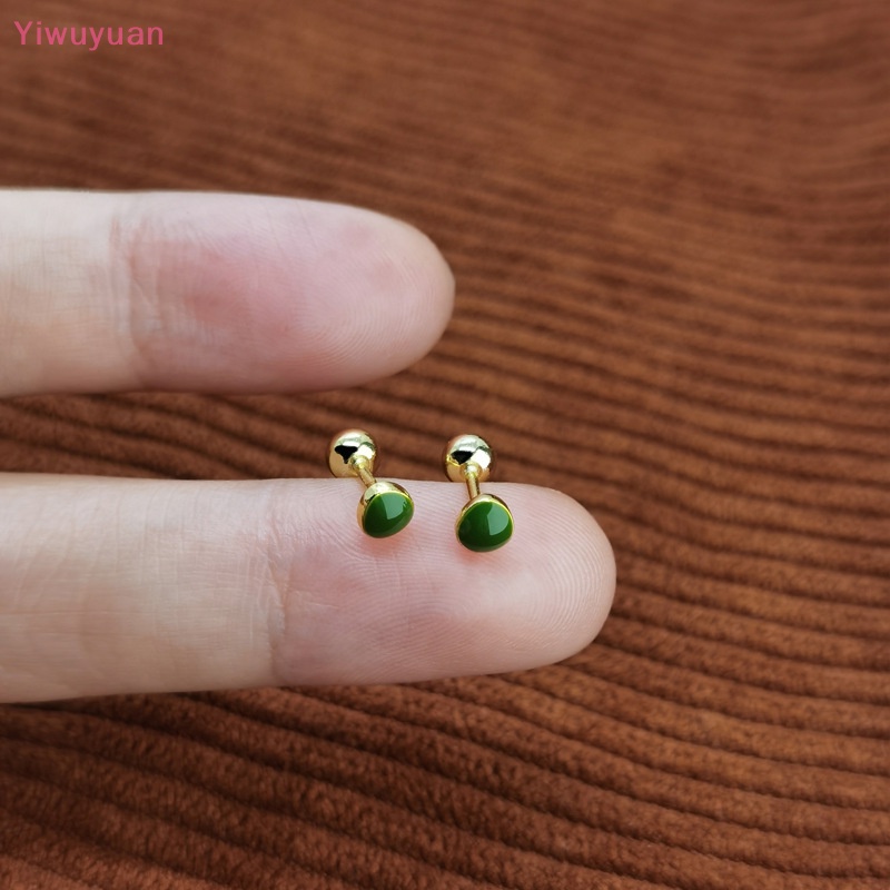 1 Đôi Bông Tai Hình Quả Bơ Dạng Xoắn Ốc Dành Cho Nữ