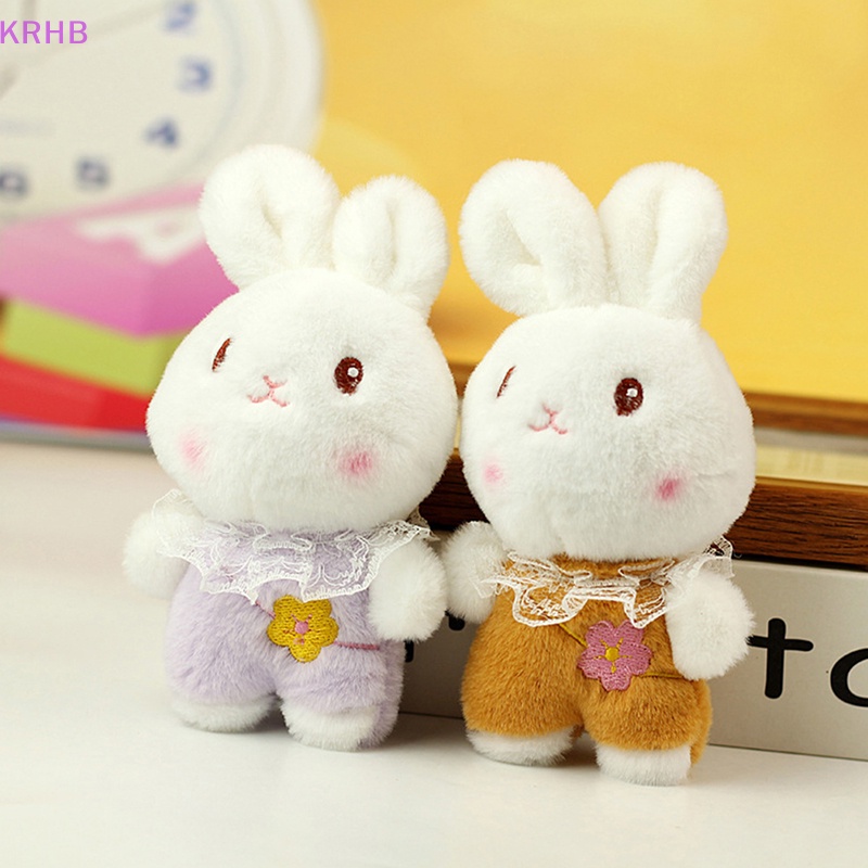 Móc Khóa Thỏ Nhồi Bông 10cm Dễ Thương Mới