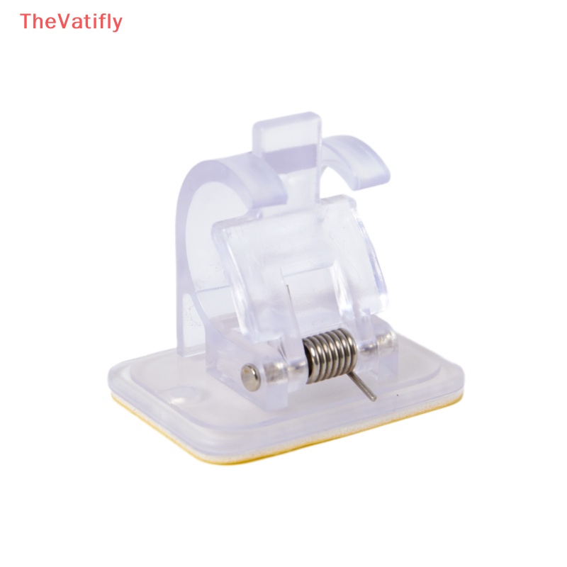 Bộ 2 Giá Đỡ Kẹp Rèm Cửa Tự Dính Có Thể Điều Chỉnh Không Cần Đóng Đinh Gắn Tường