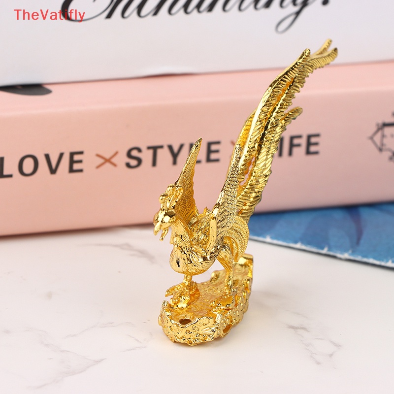 1 Giá Đỡ Nhang Hình Tượng Phượng Hoàng Màu Vàng Dùng Trang Trí Nhà Cửa