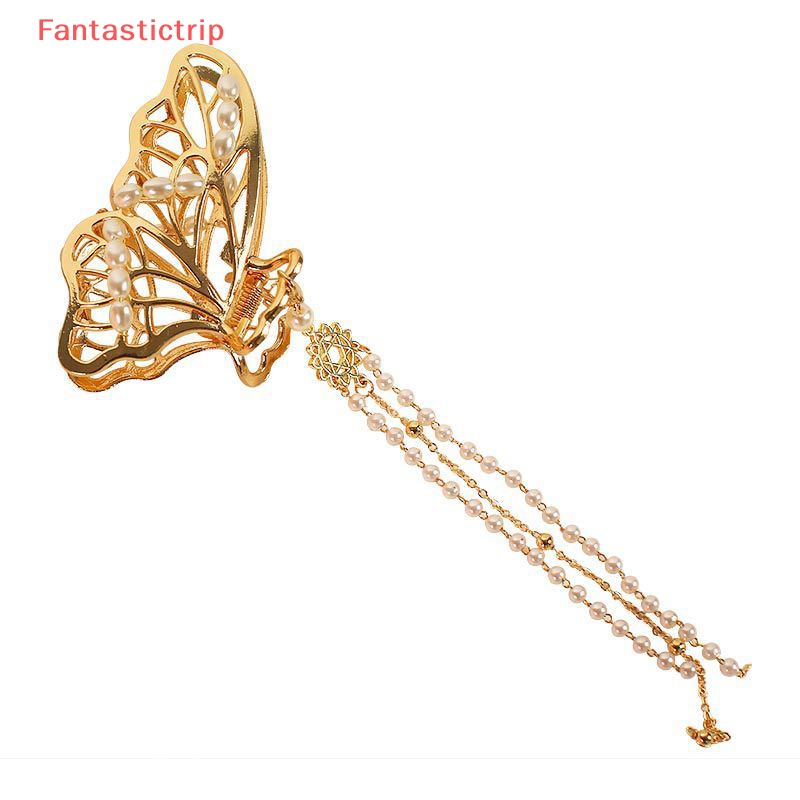 Bộ Kẹp Tóc Kim Loại Màu Vàng Phong Cách Vintage Thanh Lịch Cho Nữ