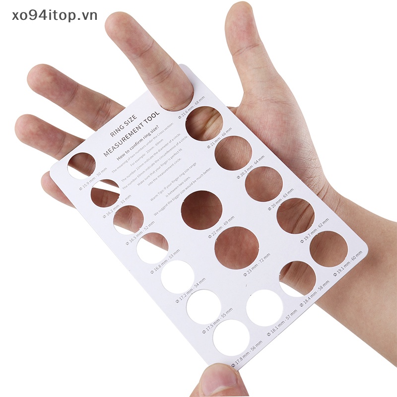 Set 2 Dụng Cụ Đo Kích Cỡ Nhẫn Tiện Dụng Chất Lượng Cao