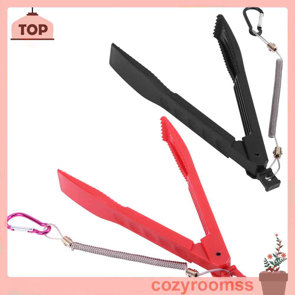 Kìm Kẹp Cá Bằng Nhựa Có Công Tắc Khóa + Dây Lò Xo