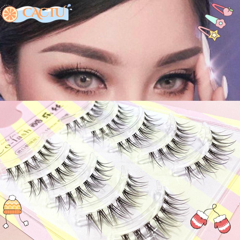 Bộ 5 Cặp Lông Mi Giả Trong Suốt Siêu Nhẹ Hình Chữ V