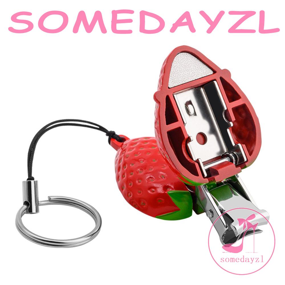 Kềm Cắt Móng Tay Hoạt Hình Dễ Thương Bằng Thép Không Gỉ Kèm Móc Khóa Tiện Dụng