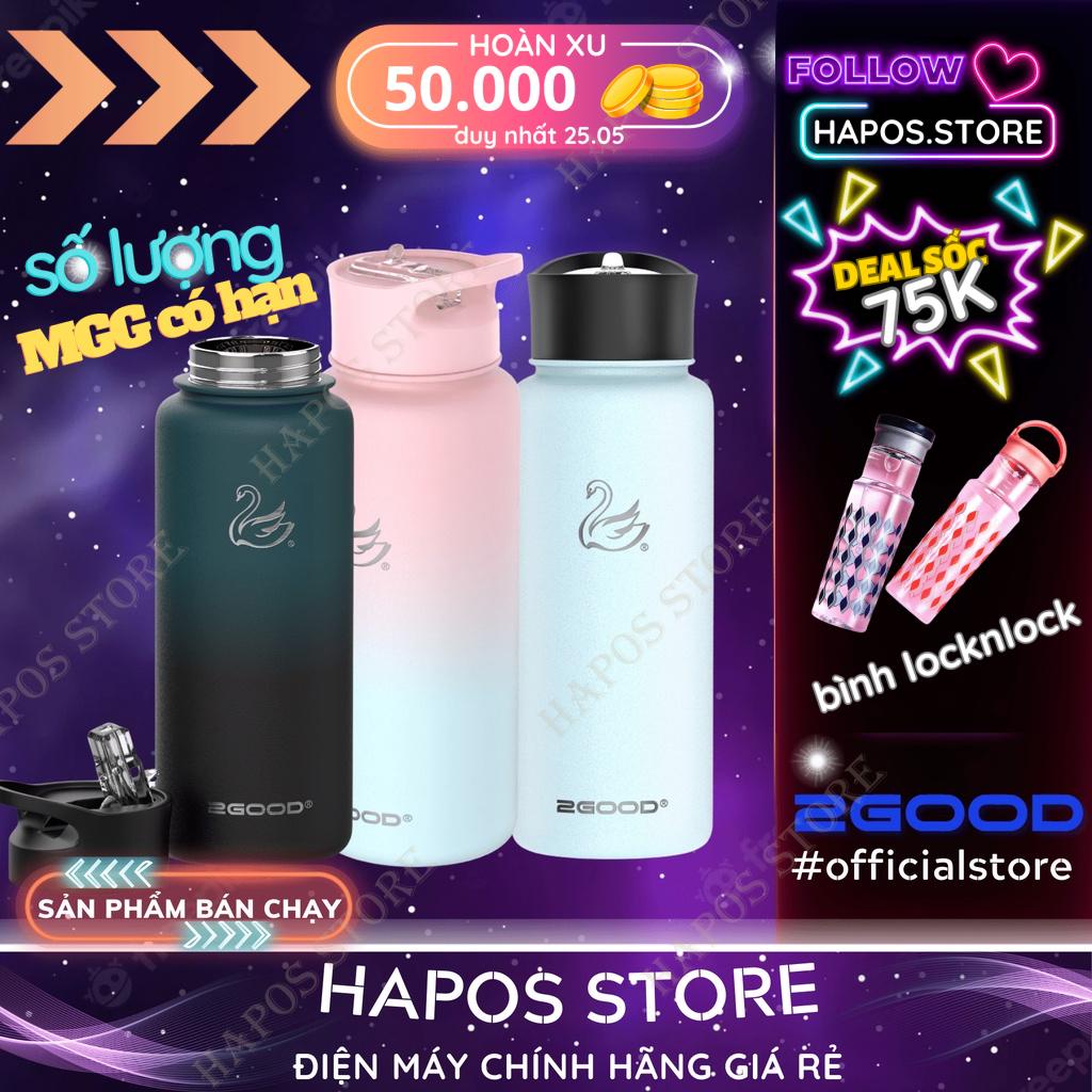 Bình giữ nhiệt Inox 304 chống gỉ 946ml, giữ lạnh 24h, giữ nóng 10h 2GOOD FLASK WM-02 Sport Lid - HAPOS