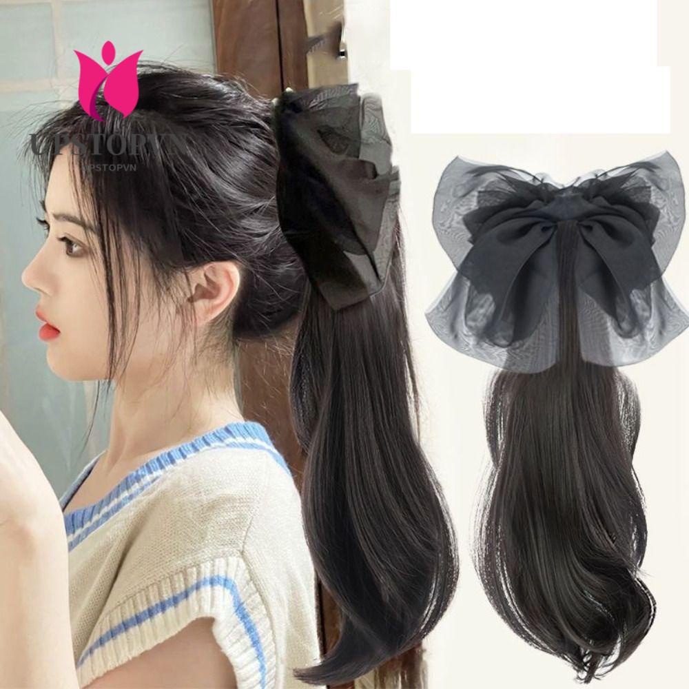 Kẹp Tóc Giả Hình Chiếc Nơ Xinh Xắn Cho Nữ